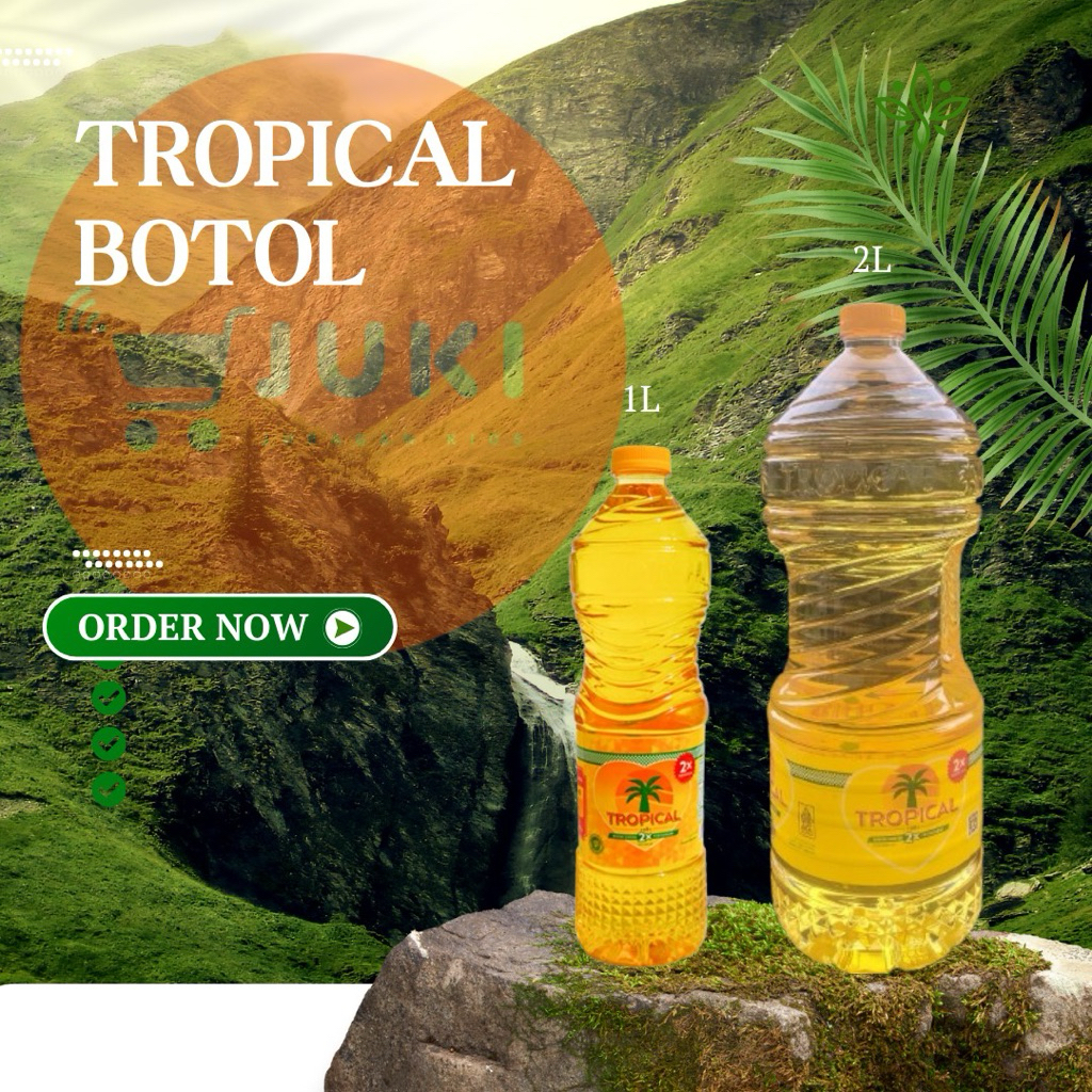 

Minyak Goreng Tropical 1&2 Liter + FREE WOSHI WOSHI 75ML – (1 Karton Isi 12 Pouch @1ltr) - (1 Karton Isi 6 Pouch @2ltr) – Minyak Sawit Berkualitas