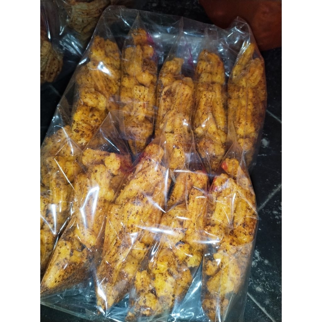 

PROMO! 10pcs Kerupuk Manggar Pedas Khas Cirebon