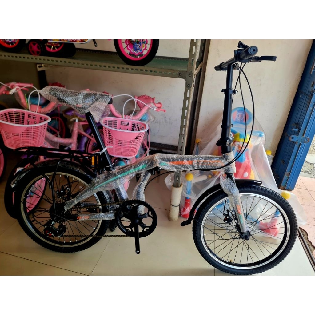 Sepeda Lipat 20 Inch MORISON BY PACIFIC ( Memiliki Gigi 7 Speed Dan Rem Cakram )