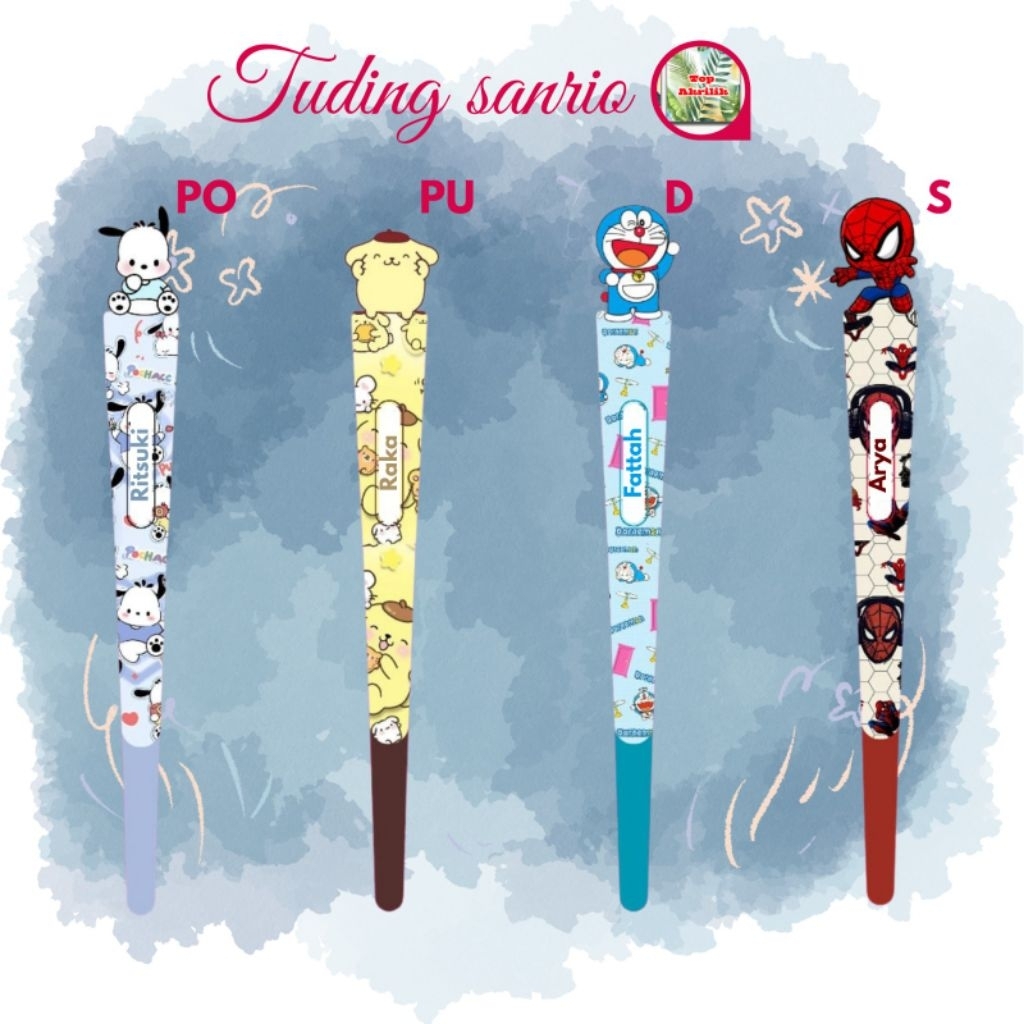 Tuding Akrilik Custom Nama | Petunjuk Mengaji Custom | Akrilik Tuding Mengaji Custom | Tuding Mengaj