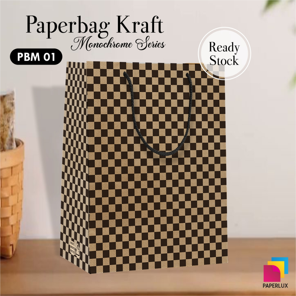 

[12 PCS] PAPER BAG MOTIF READY STOCK PAKET LUSINAN - TAS SOUVENIR ULTAH PBM 01 TERMURAH