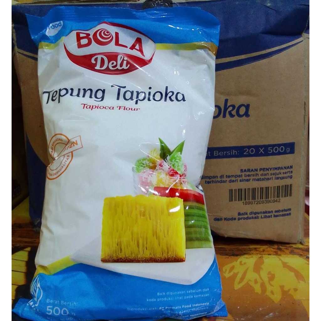 Tepung tapioka bola deli 500 grm (tapioka flour)