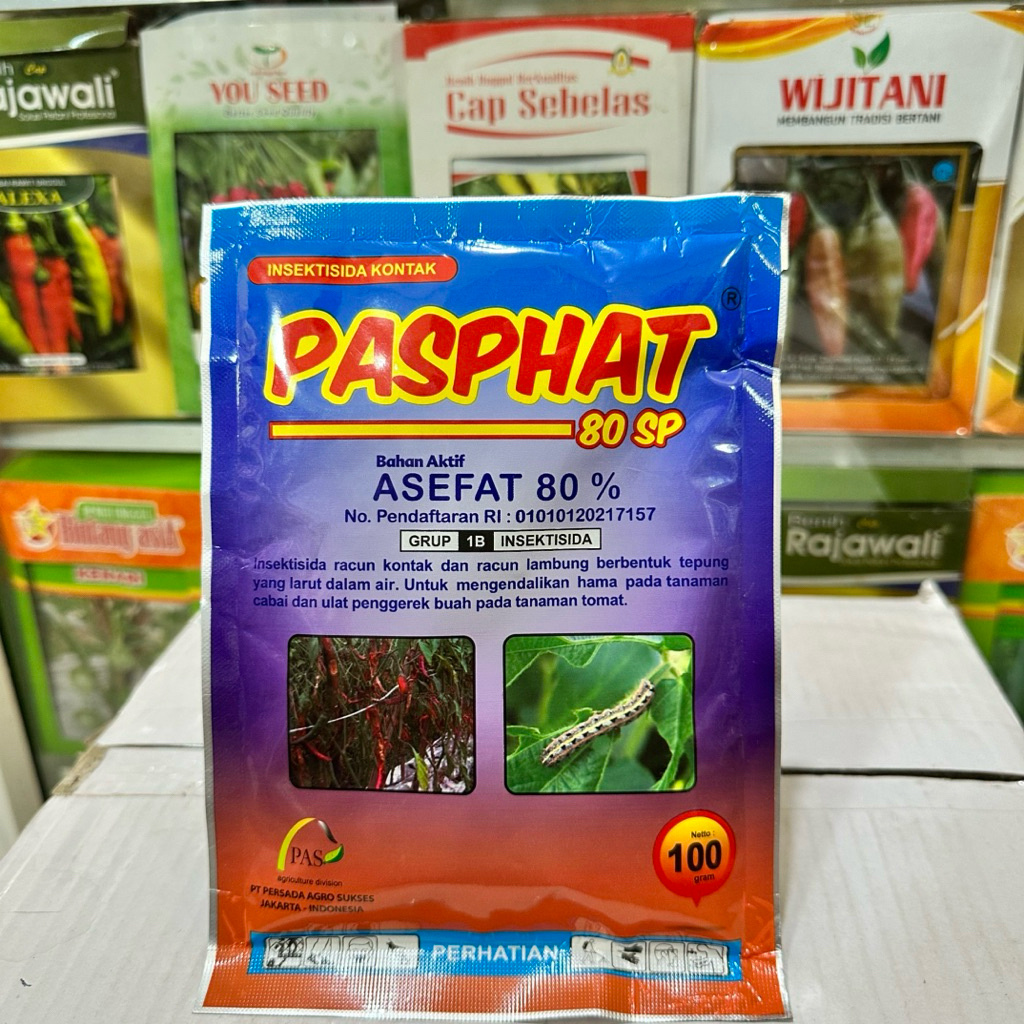 INSEKTISIDA PASPHAT 100 gram - Insektisida Asefat 80%