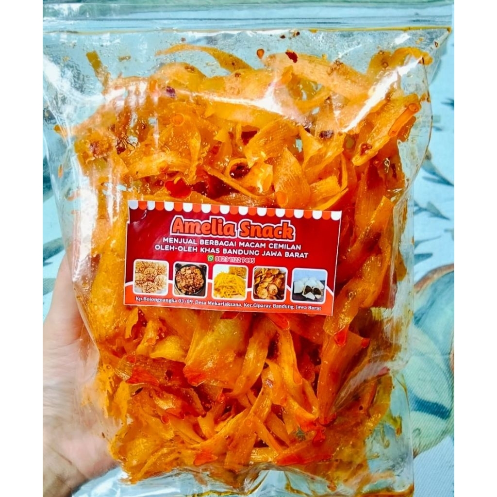 

keripik singkong extra pedas/daun jeruk