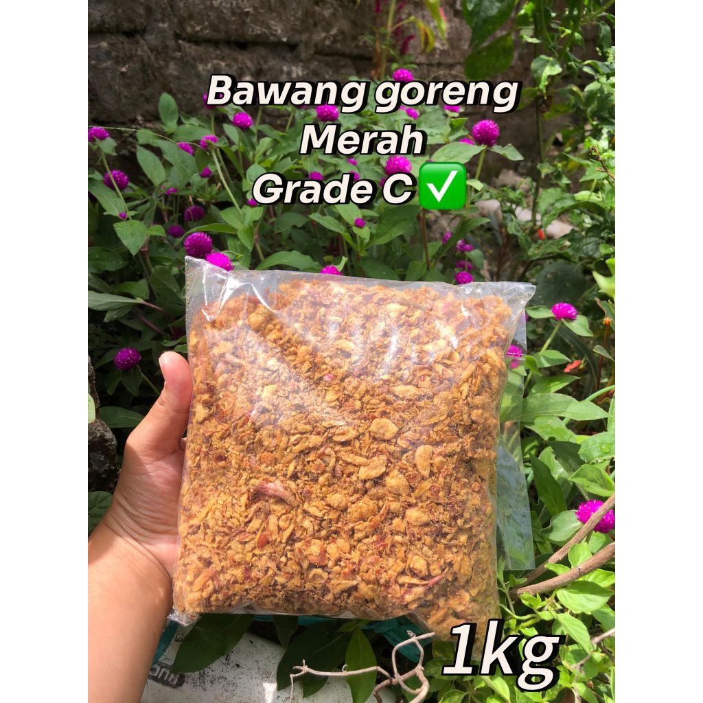 

Bawang Gore Merah Asli Brebes Grade C 1Kg Siap saji