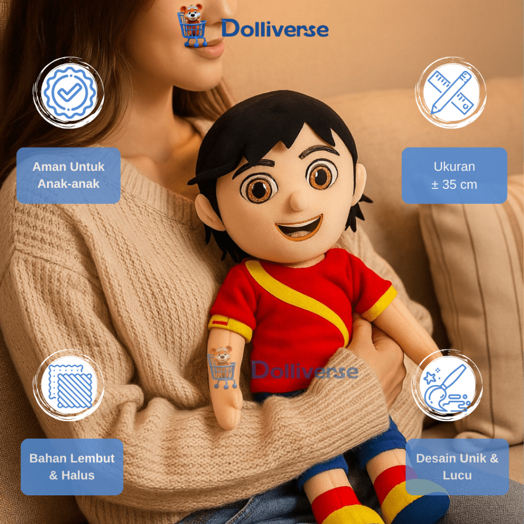 Dolliverse Boneka Shiva Boneka Kartun ukuran 35 cm Terbaru Viral