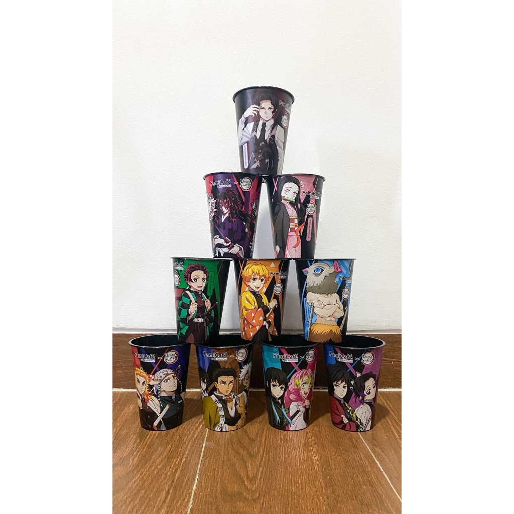 family mart x demon slayer cup