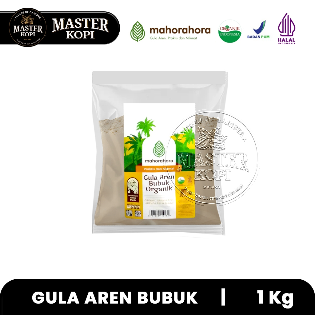 

Gula Aren Bubuk MAHORAHORA Organik Palm Sugar Powder (1 Kg)