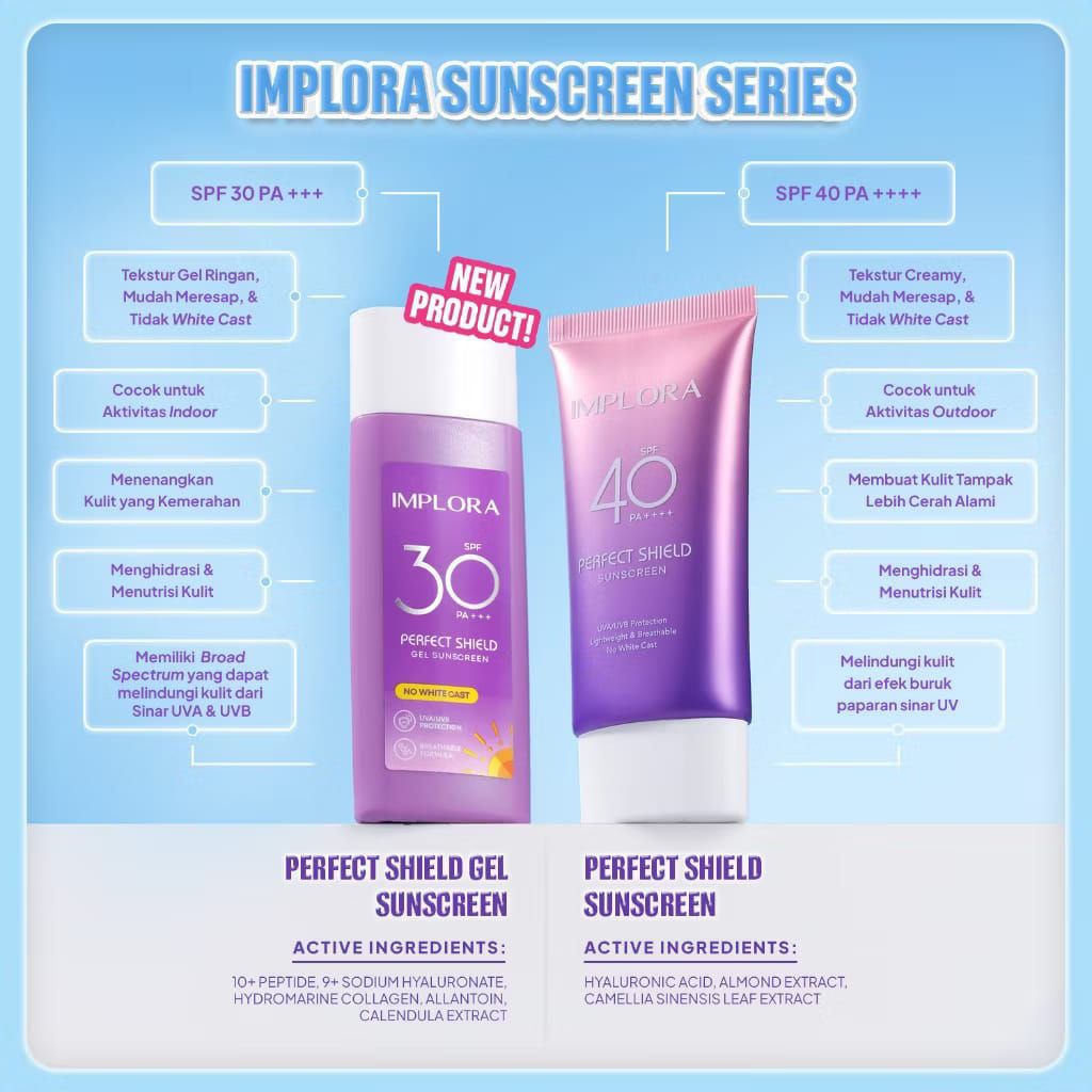 IMPLORA PERFECT SHIELD SUNSCREEN || IMPLORA SUNSCREEN