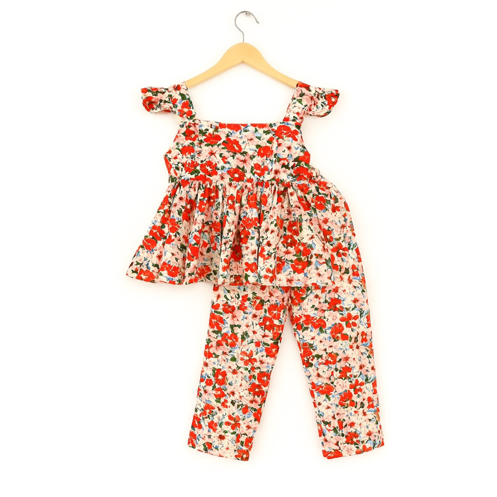 One Set Anak Perempuan Rayon 3-7 tahun