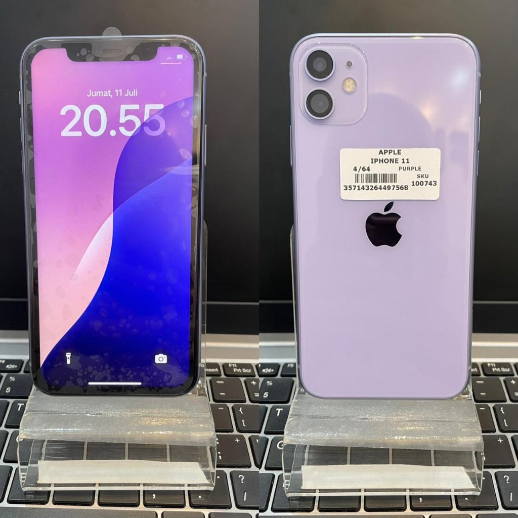 Handphone Hp iPhone 11 4/64GB Second