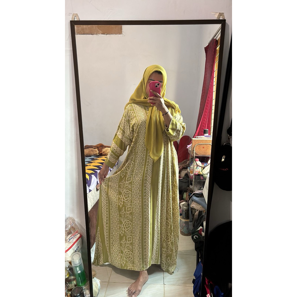 Gamis Semi Daster Motif Batik