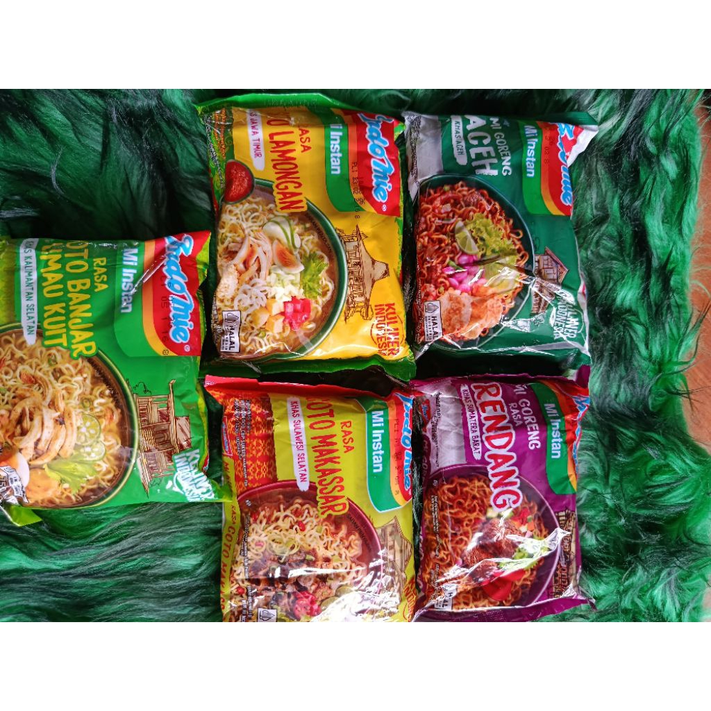 

Mix indomie khas daerah (5 rasa)