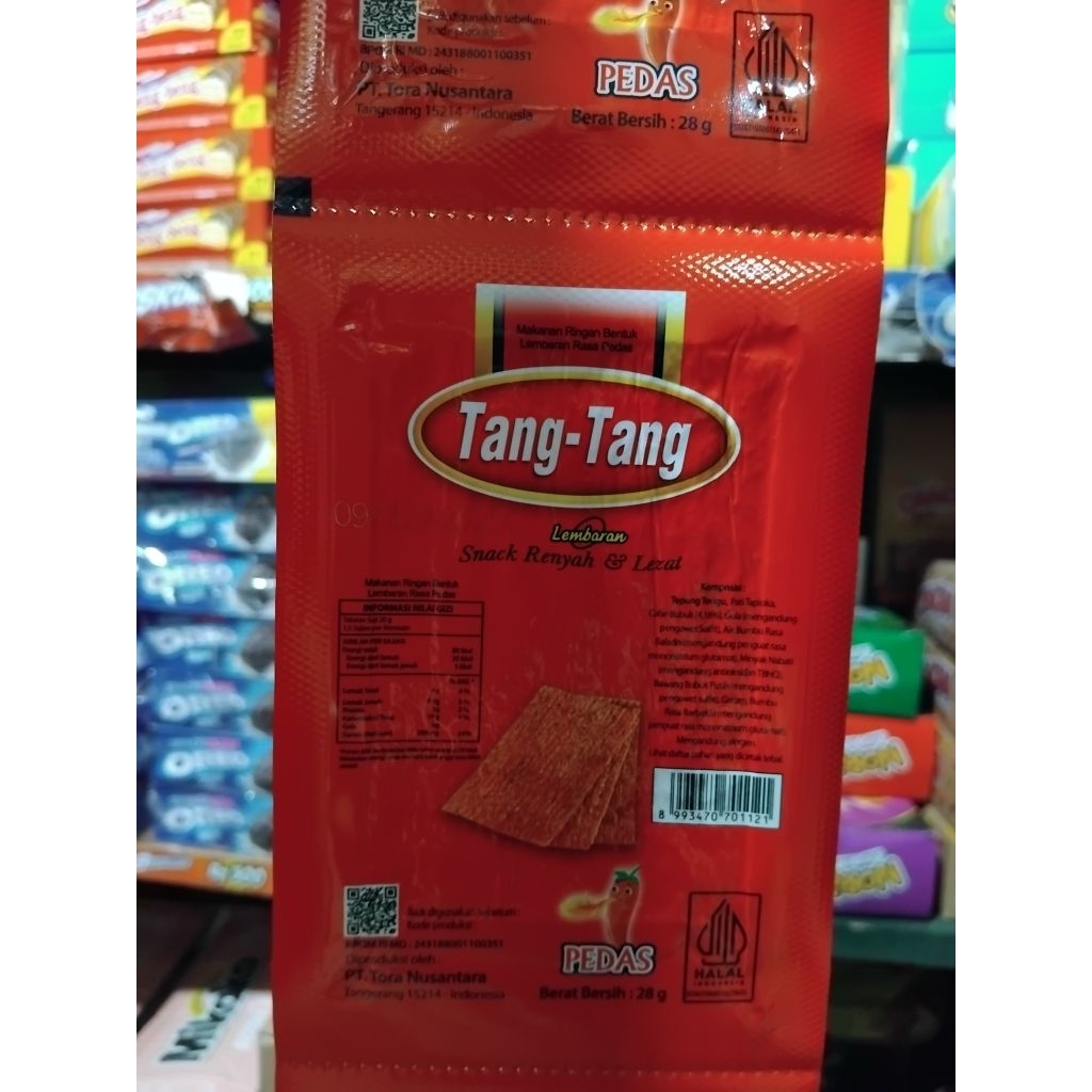 

Tang-Tang Latiao Lembaran Snack Renyah & Lezat (isi 8)