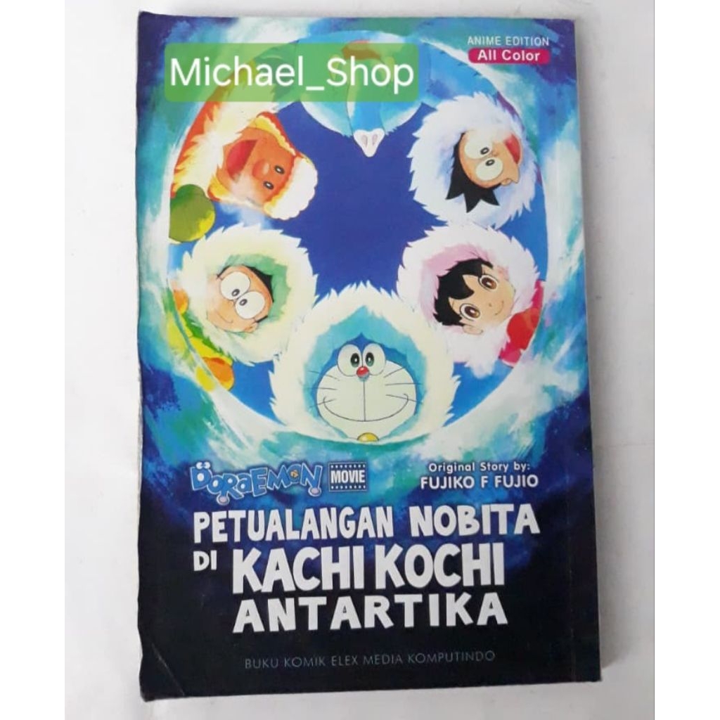 Komik BerWarna Doraemon Movie Petualangan Nobita di Kachi Kochi Antartika LANGKA
