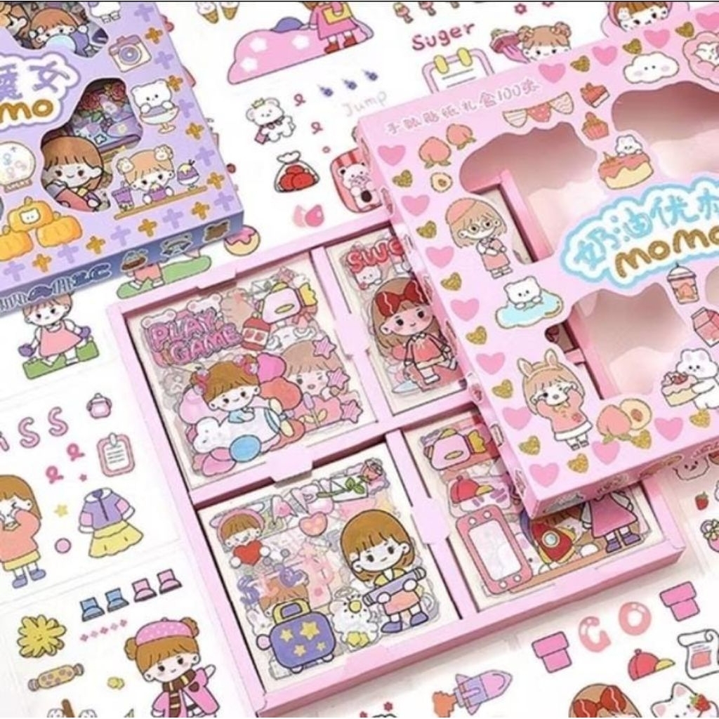 

Momo Lucu 5 Pcs | Random Warna | Stiker HP Laptop Buku Planner