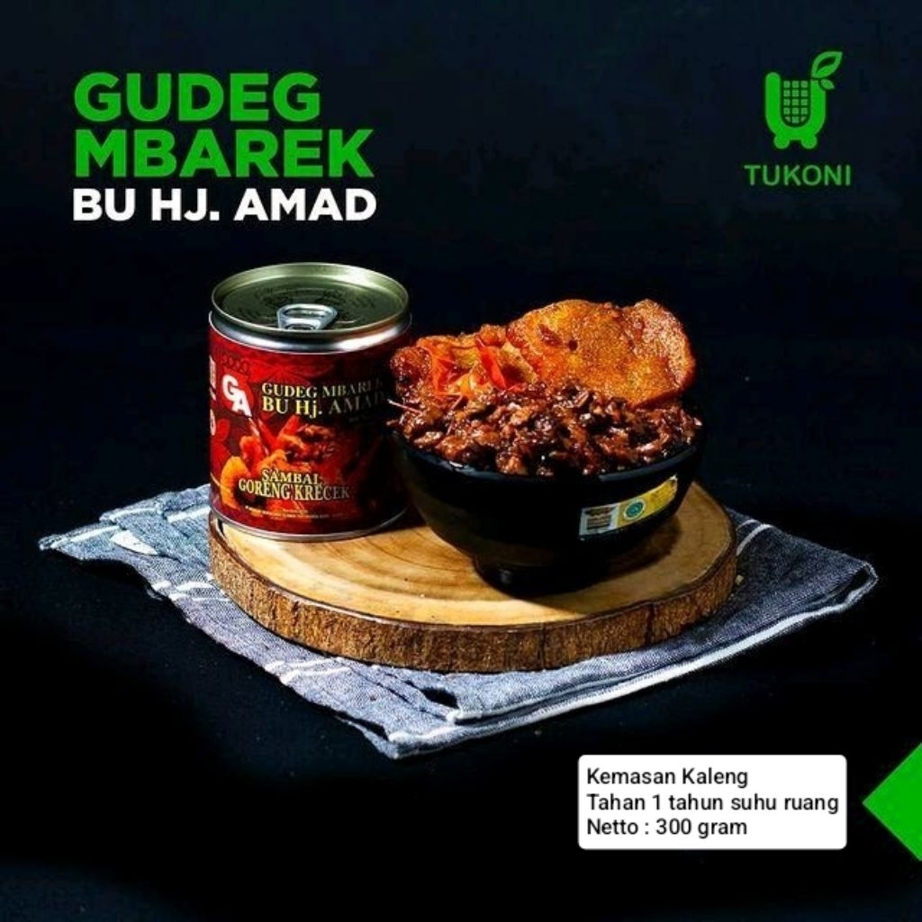 Gudeg Mbarek Bu Hj. Amad Kemasan Kaleng – Oleh-Oleh Hits Khas Jogja Tahan Lama & Praktis | Yuktukoni