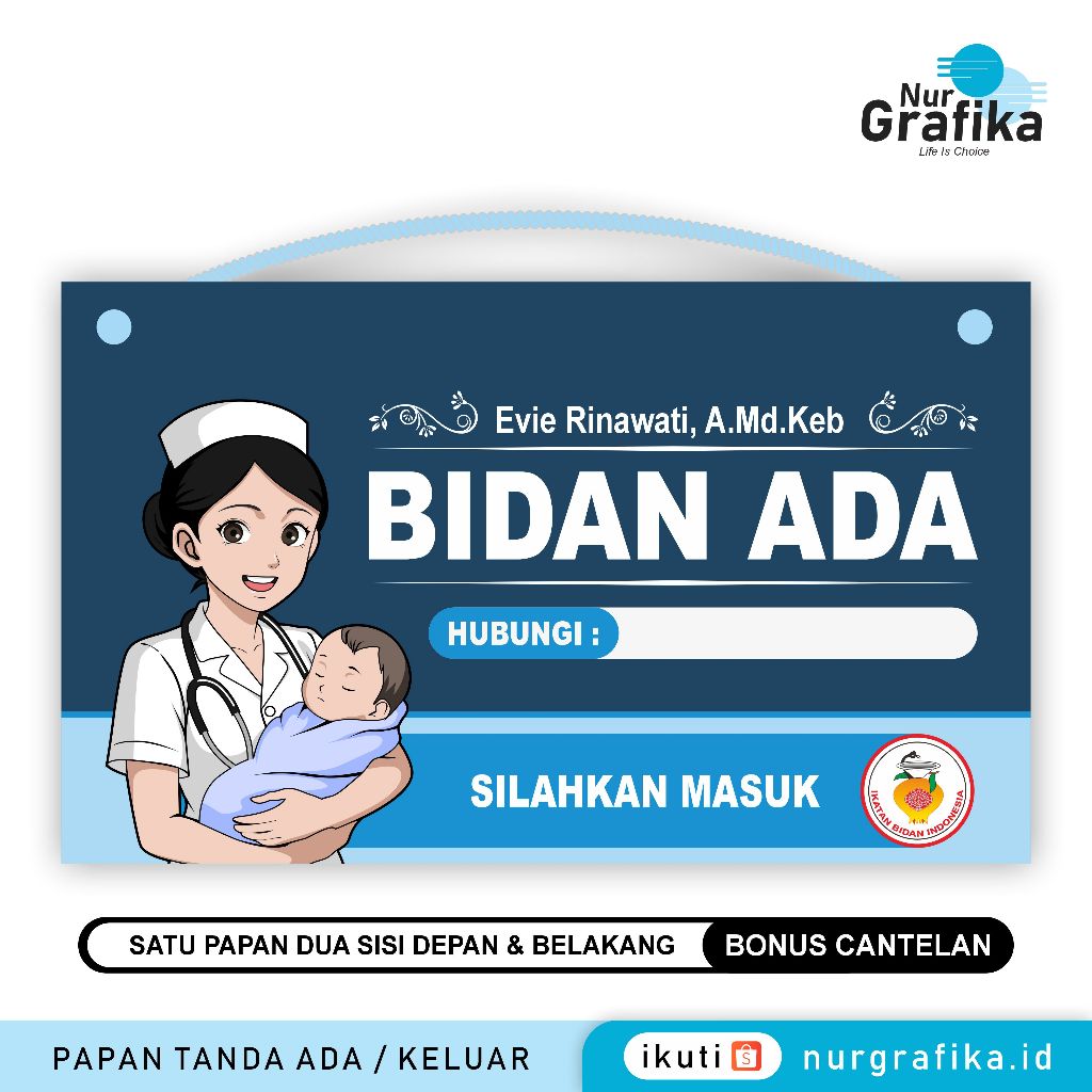 

Papan Tanda Bidan Ada / Keluar V1