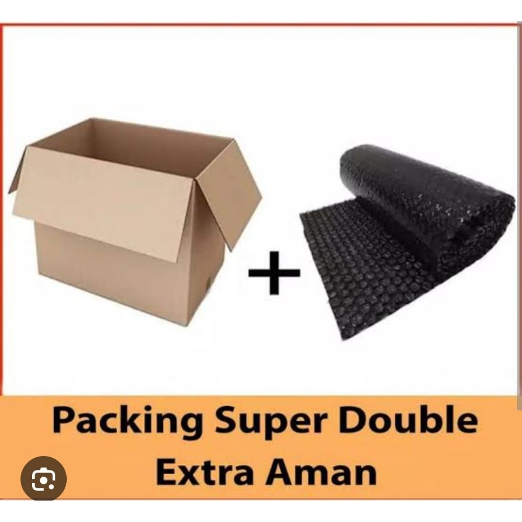 

Packing Extra Aman Kardus + Bubble Wrap / Packing Super Aman Dengan Dus + Bubble Wrap