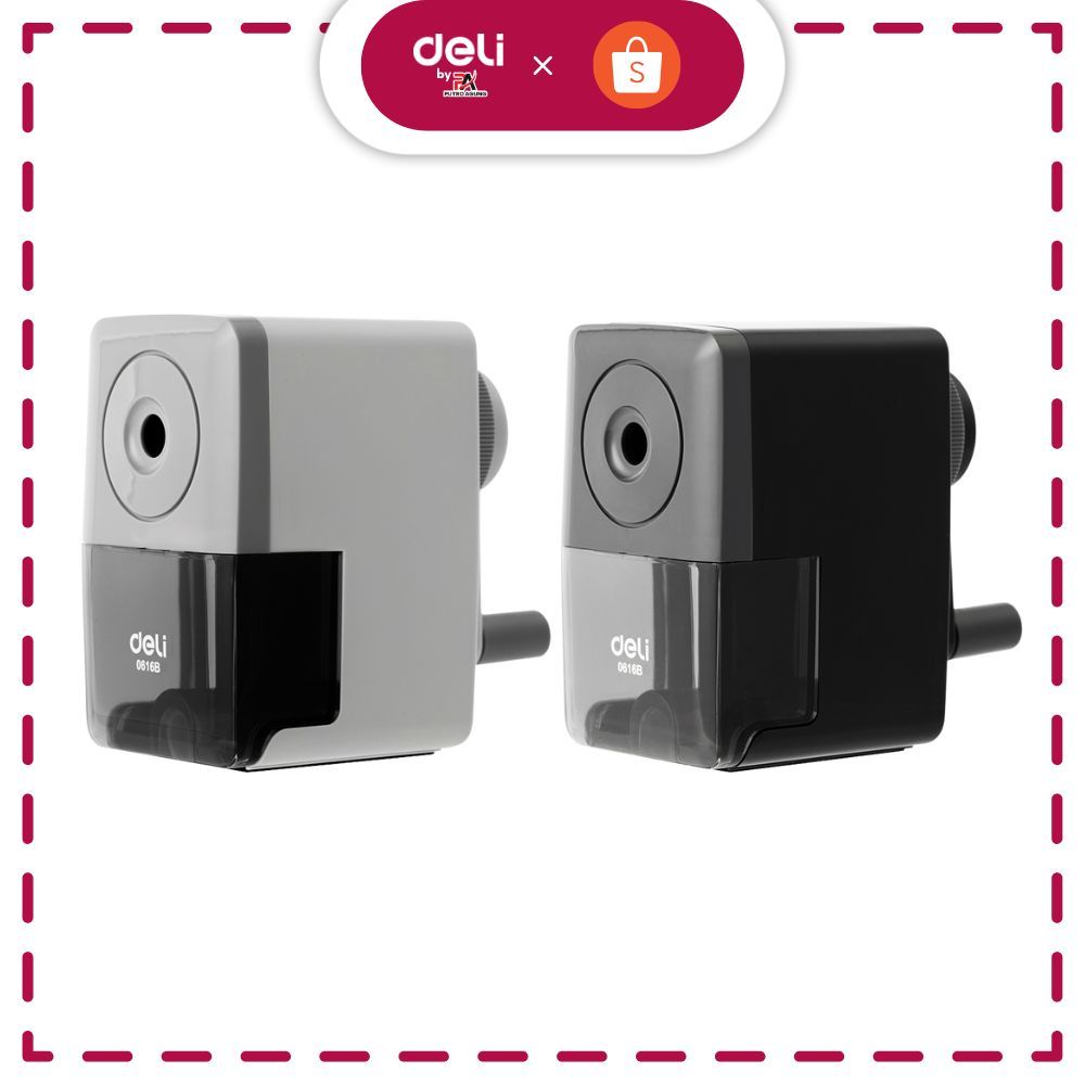 

Deli Rautan Pensil Putar Pisau kualitas tinggi tahan lama anti slip berdiri stabil di meja E0616B