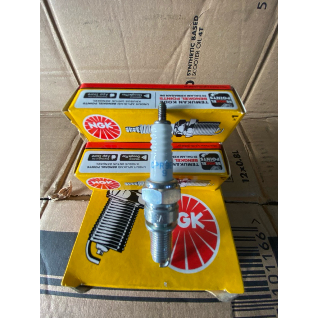 PAKET 10 PCS NGK Busi Motor CPR9EA Beat Fi Scoppy Fi Scapy FI ORIGINAL NGK