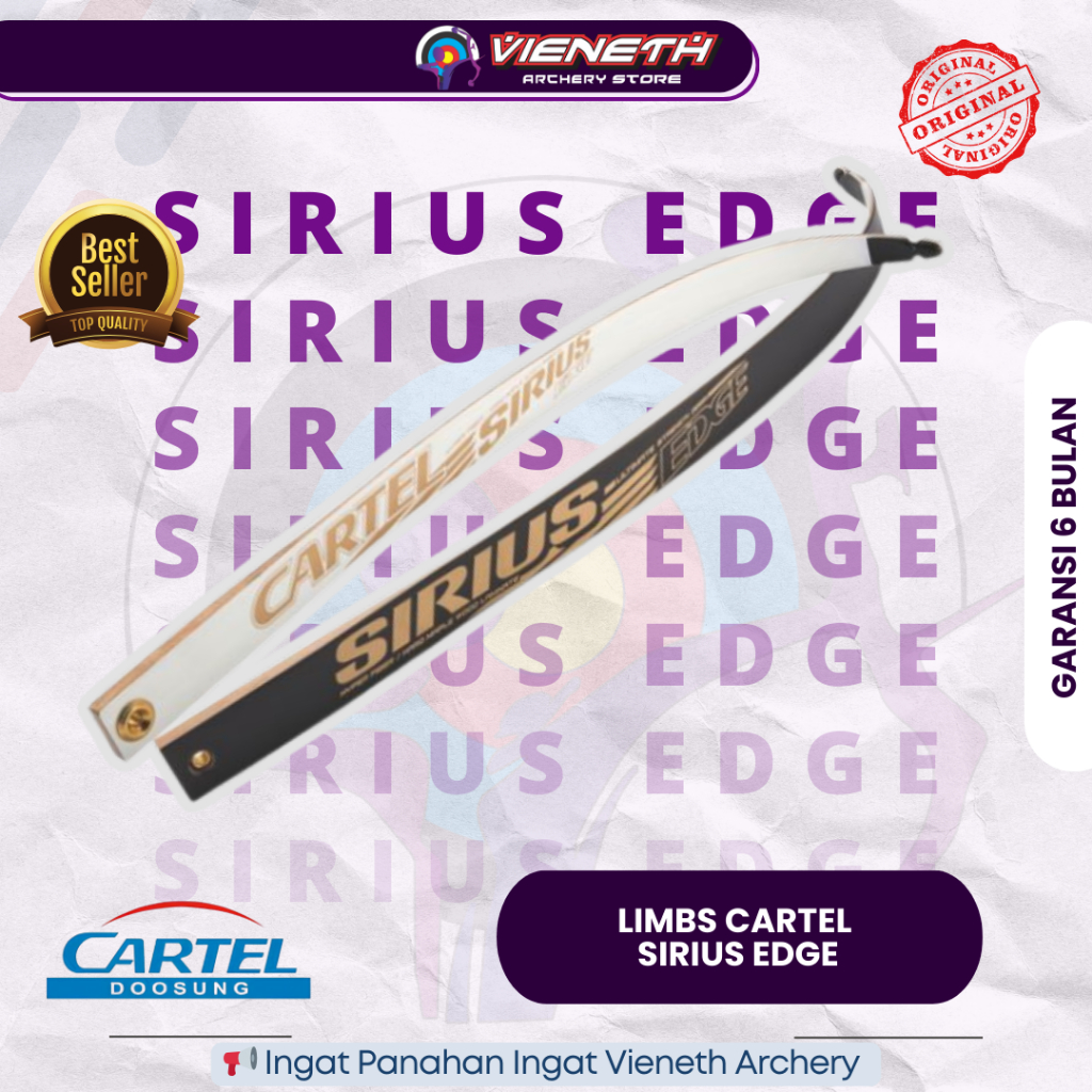 LIMBS BUSUR CARTEL SIRIUS EDGE - ORIGINAL CARTEL - BERGARANSI - PANAHAN - LIMB