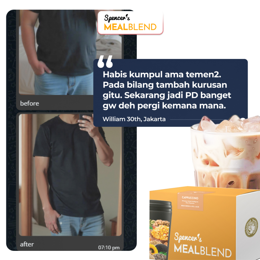 

BUY 1 Spencer's MealBlend GET 1 FREE Spencer's Protein Pancake - Solusi Diet Simple Breakfast dan Dinner Praktis