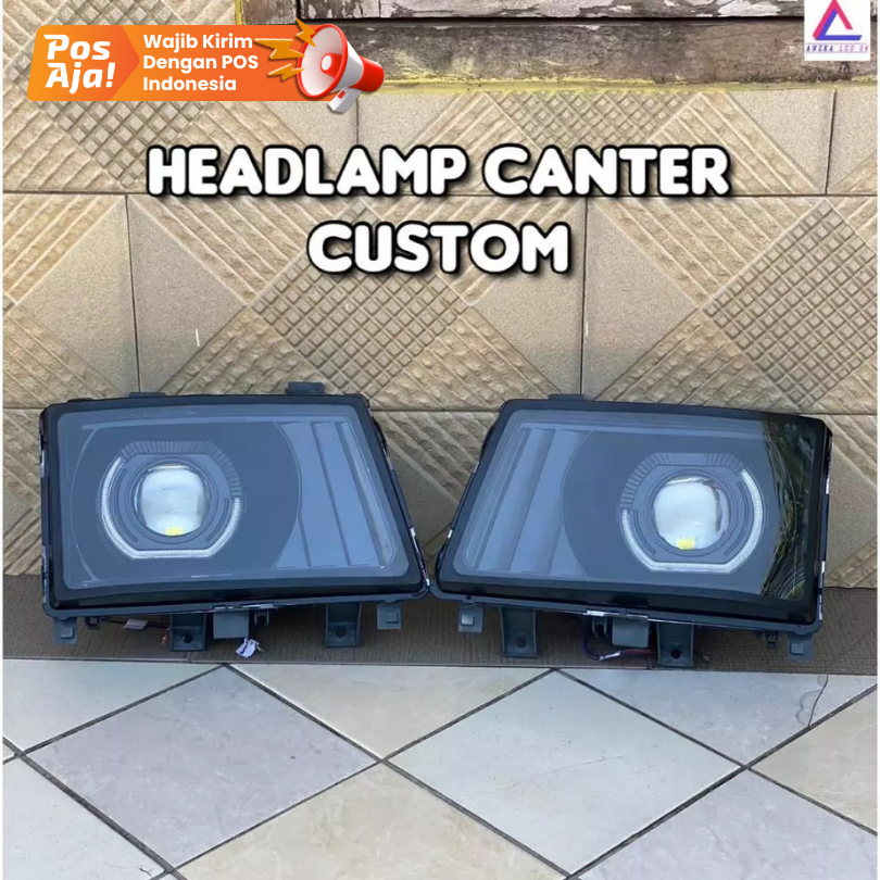 Headlamp Canter Biled Set Headlamp Custom Truk Canter Lampu Depan Canter