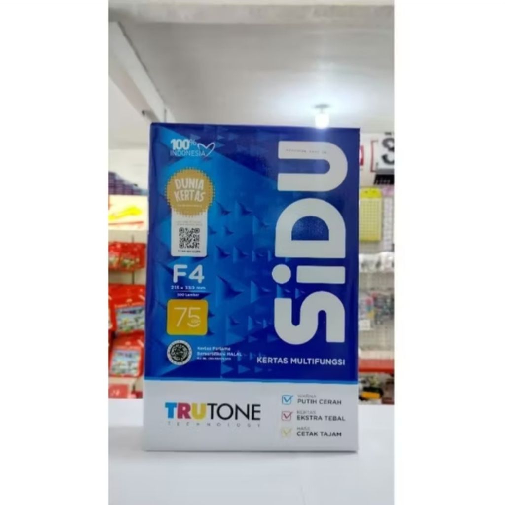 

(RIM) Sidu Kertas HVS F4 75 gsm