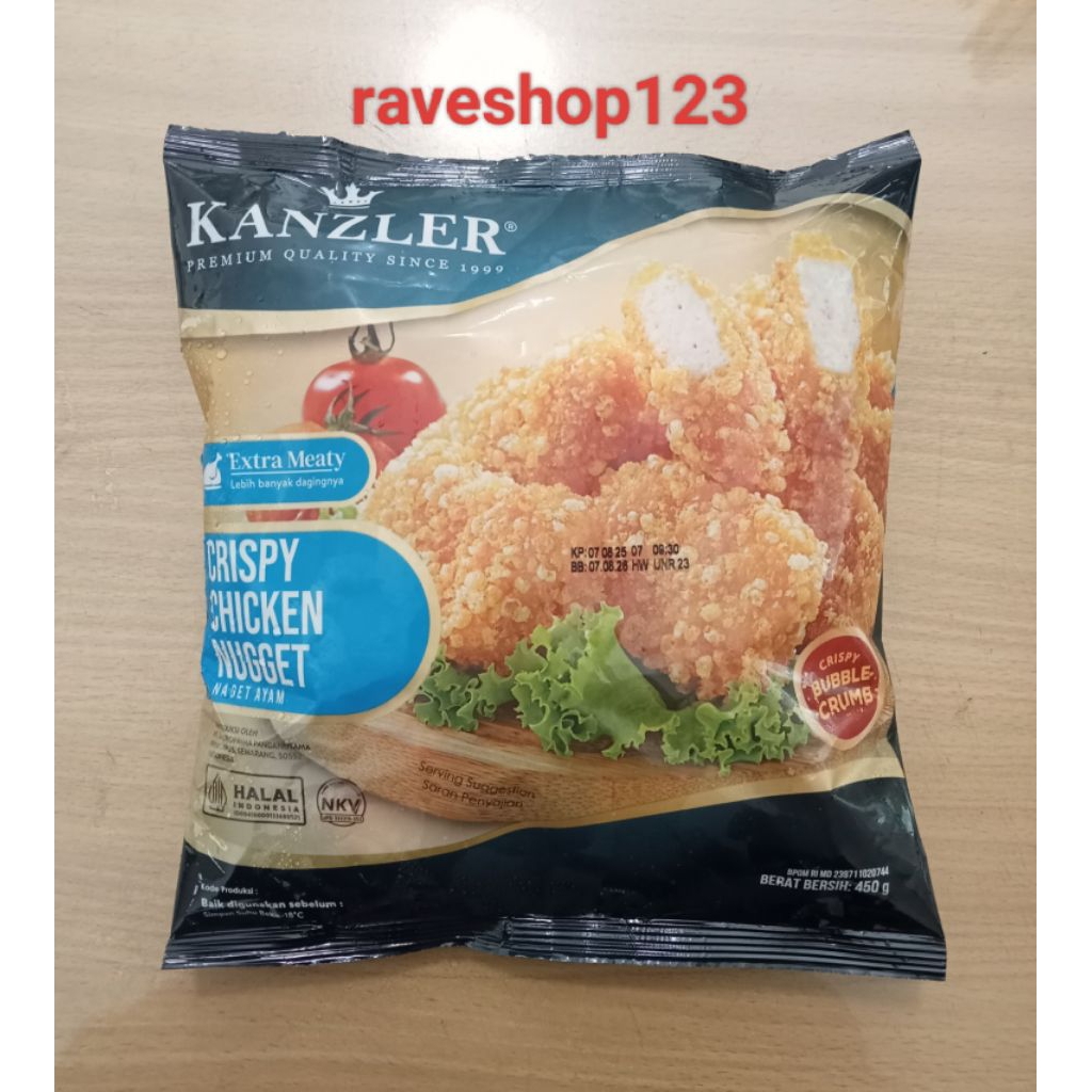 

KANZLER CRISPY CHICKEN NUGGET 450 GRAM