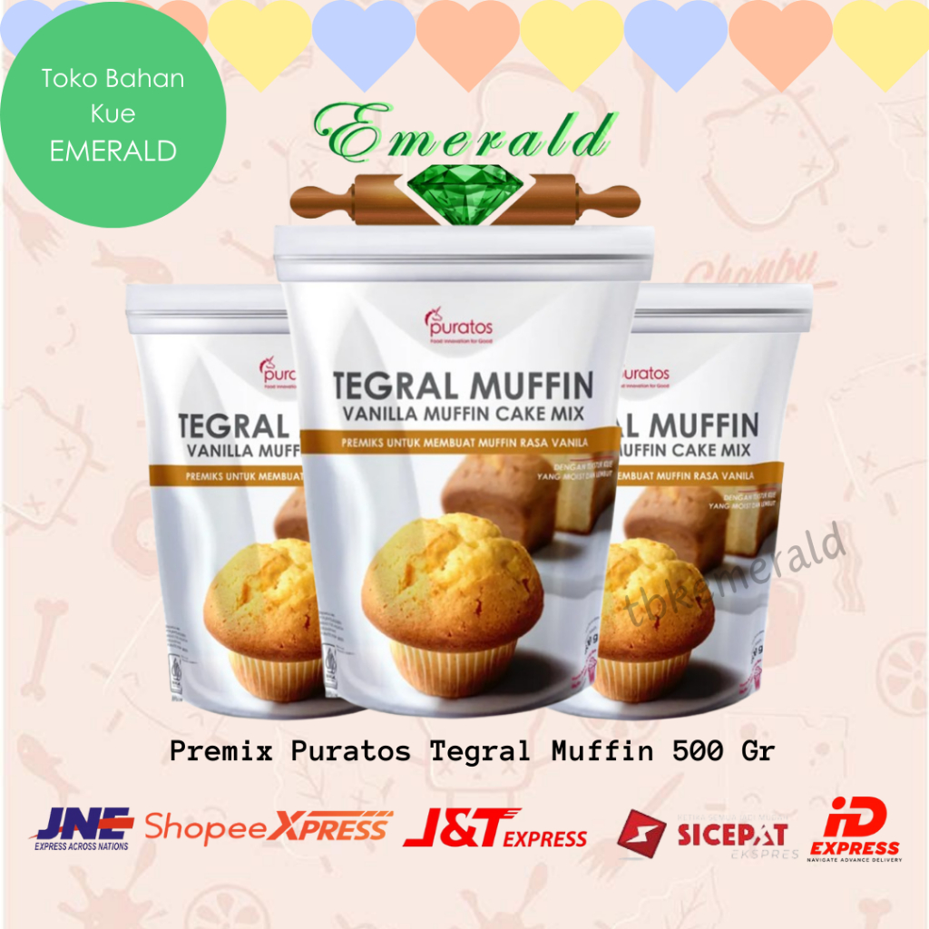 

Tepung Premiks Puratos Tegral Muffin 500 Gr