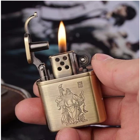 korek api retro pemantik roda api lilinmodel orang tua