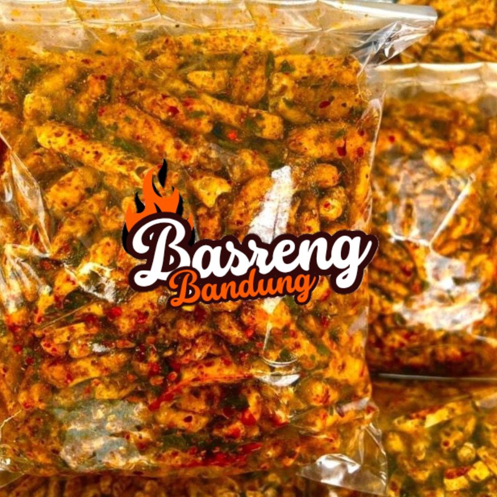 

BASRENG VIRAL PEDAS DAUN JERUK 1KG/ BASRENG BUMBU MELIMPAH