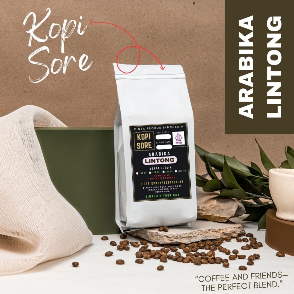 

KOPISORE - Arabika Lintong 250g - Cocok Dibuat Espresso