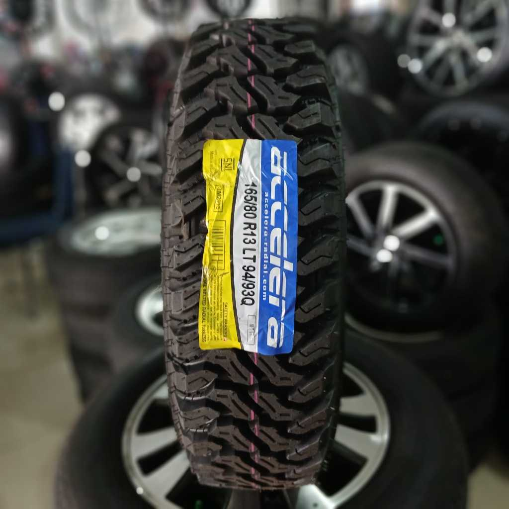 BAN MOBIL KASAR 165 80 R13 MEREK ACCELERA MT BAN MOBIL OFFROAD RING 13
