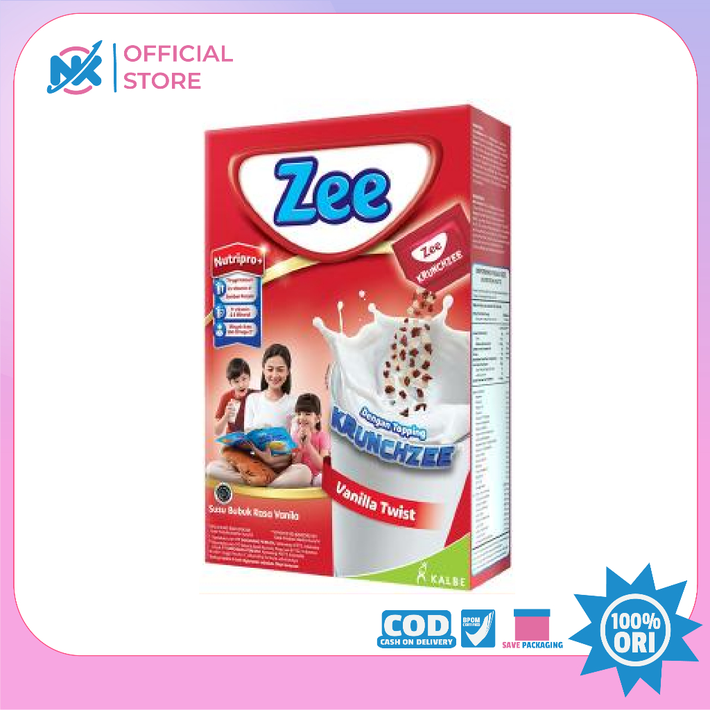 

Zee Reguler Vanilla Twist Milk 340gr