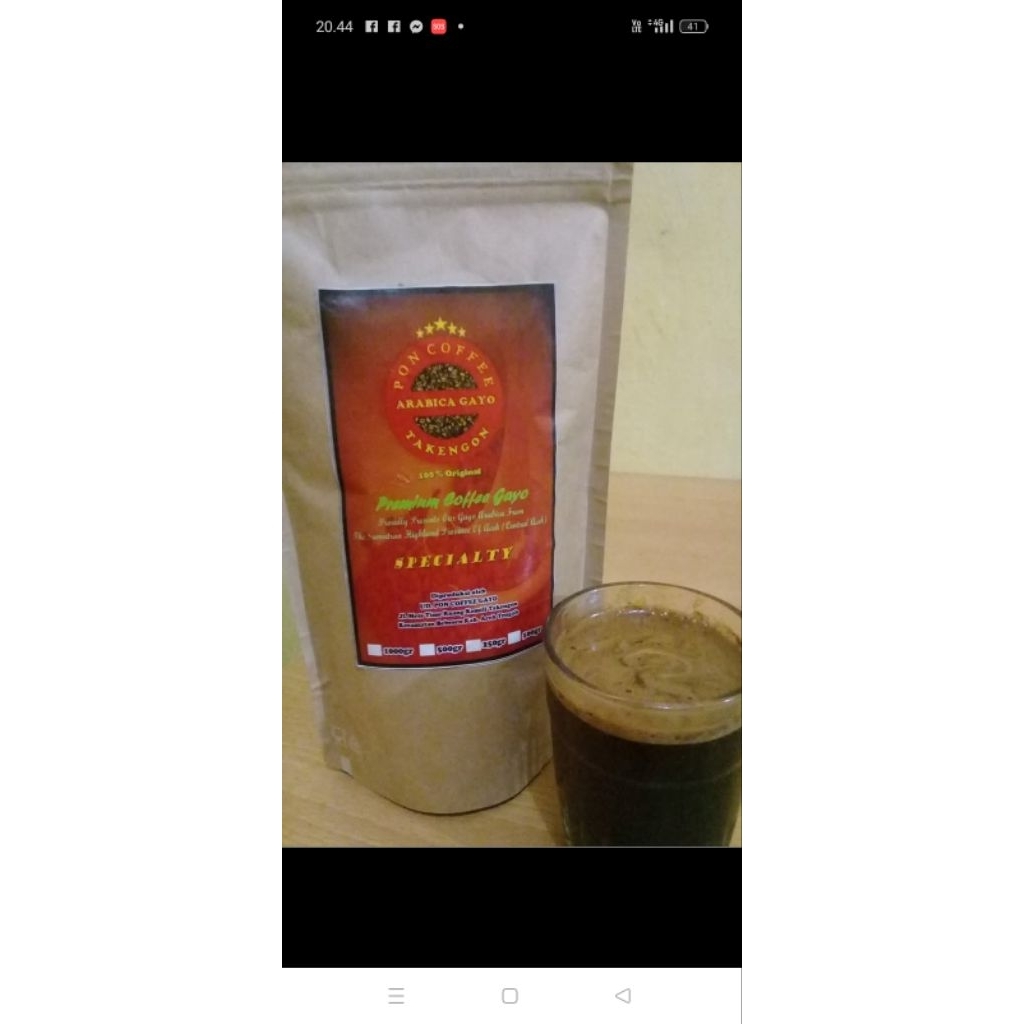 

Bubuk Kopi Specialty Arabika Gayo || Original G1