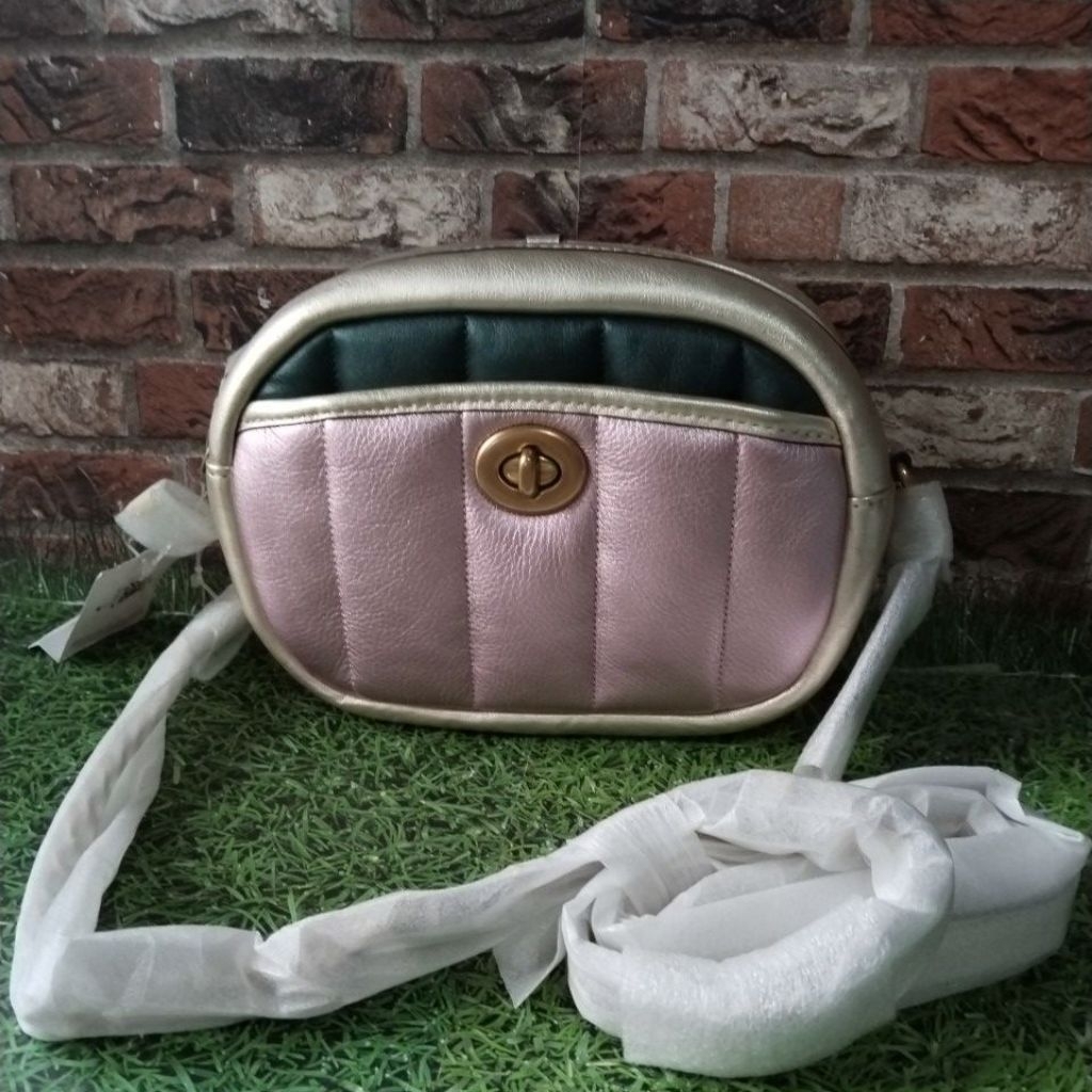 tas crossbody metalic coaachOriginal