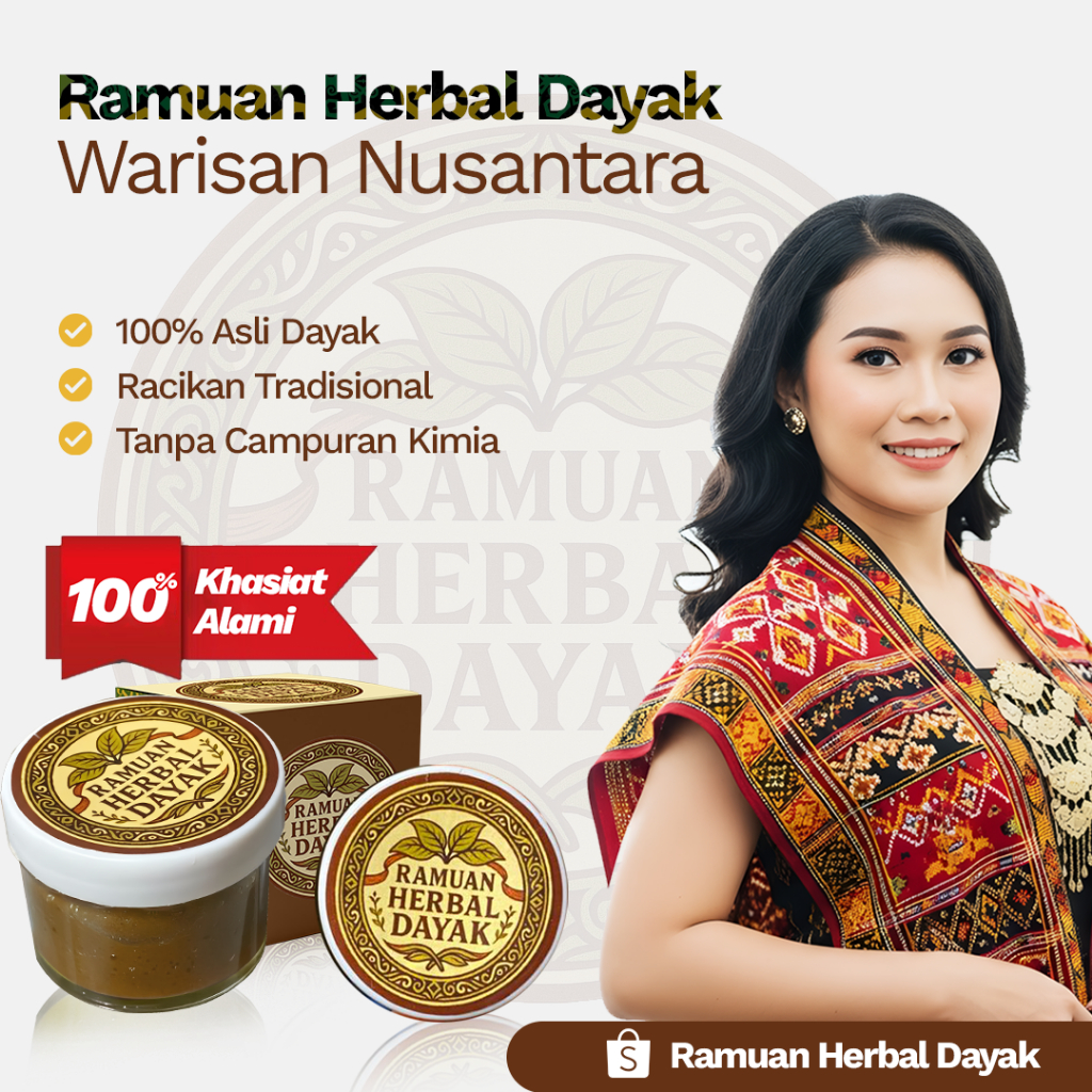 [𝐏𝐀𝐊𝐄𝐓 𝐇𝐄𝐌𝐀𝐓 𝟒 𝐏𝐂𝐒] Ramuan Herbal Dayak | Herbal Dayak Perapat 100% Original | Ramuan Dayak Asli Kal