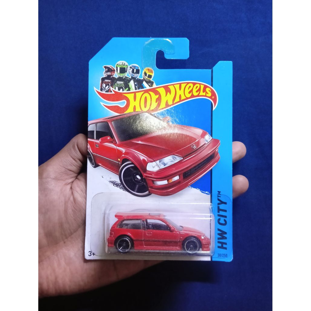 Hot Wheels 1990 Honda Civic EF Merah