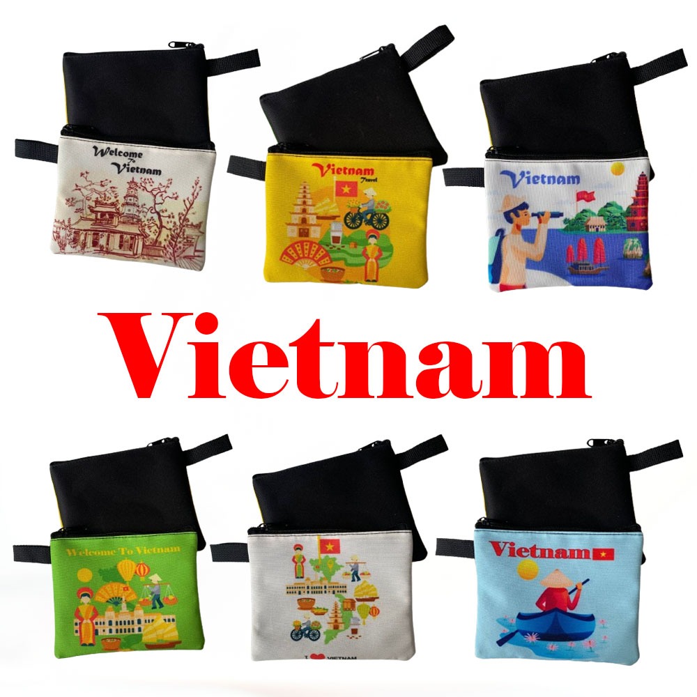 Dompet Wanita Dompet Koin Mini Dompet Souvenir Vietnam
