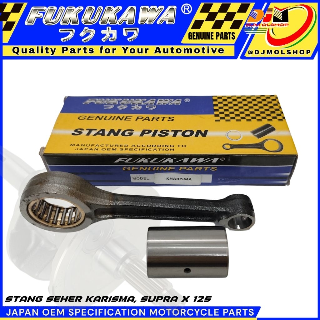 Stang Seher Stang Piston Kit Karisma Supra X 125 Original Fukukawa