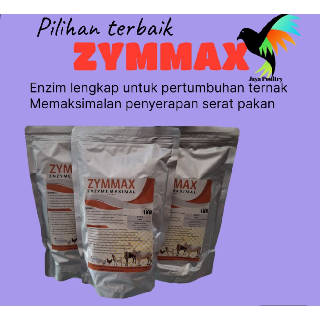 ZYMMAX 1kg -  Enzim Maximal Pemecah Serat Kasar Pakan Ternak