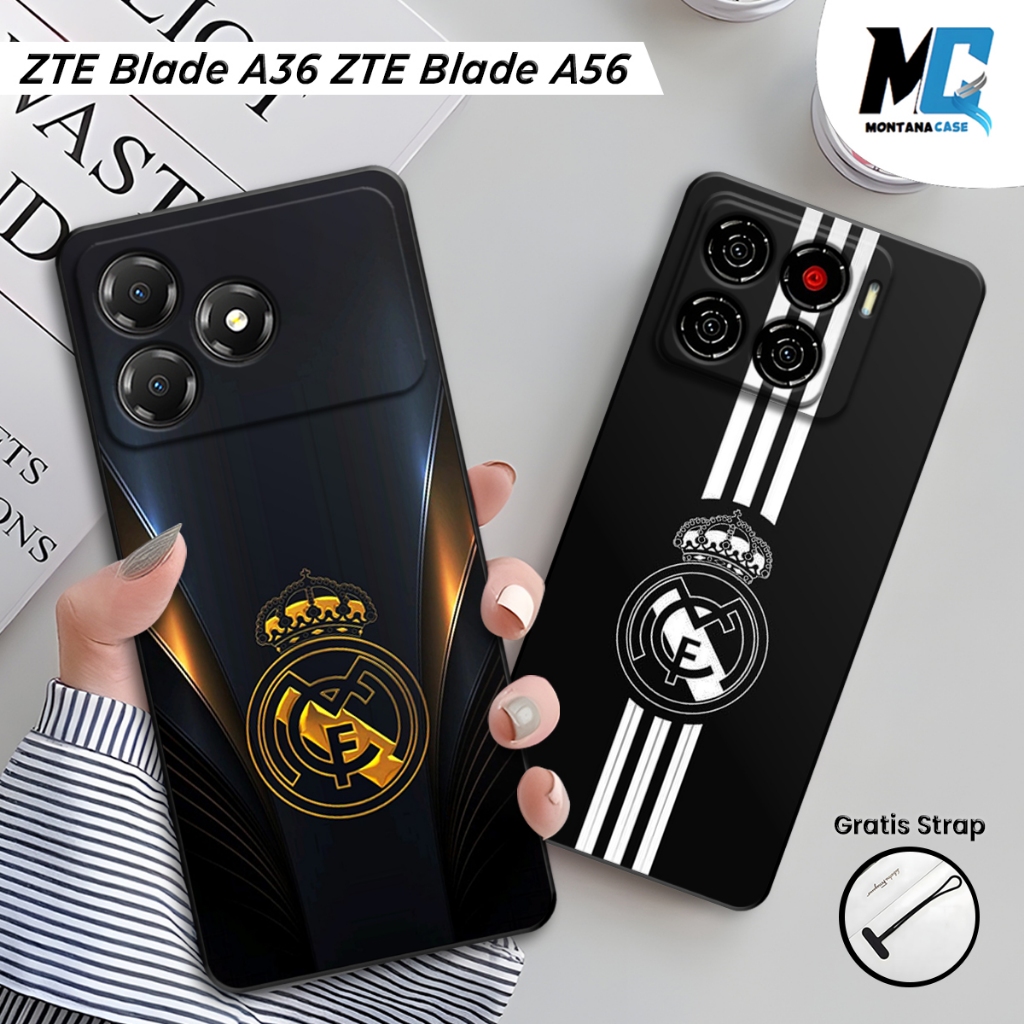 Montana Casing ZTE Blade A56 / ZTE Blade A36 Silikon Printing Gambar Rma | Case Full Karet HP ZTE Bl