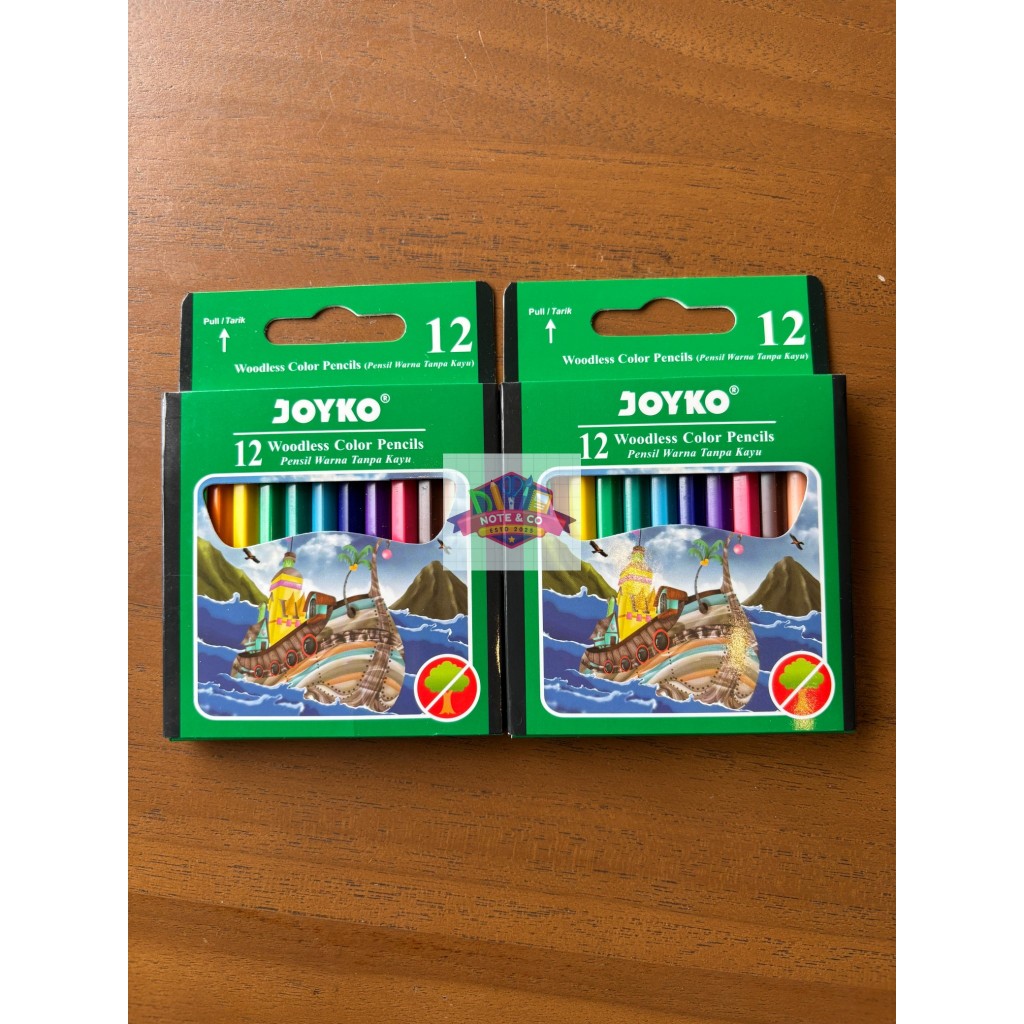 

Pensil Warna Pendek Joyko CP-107 12 Warna