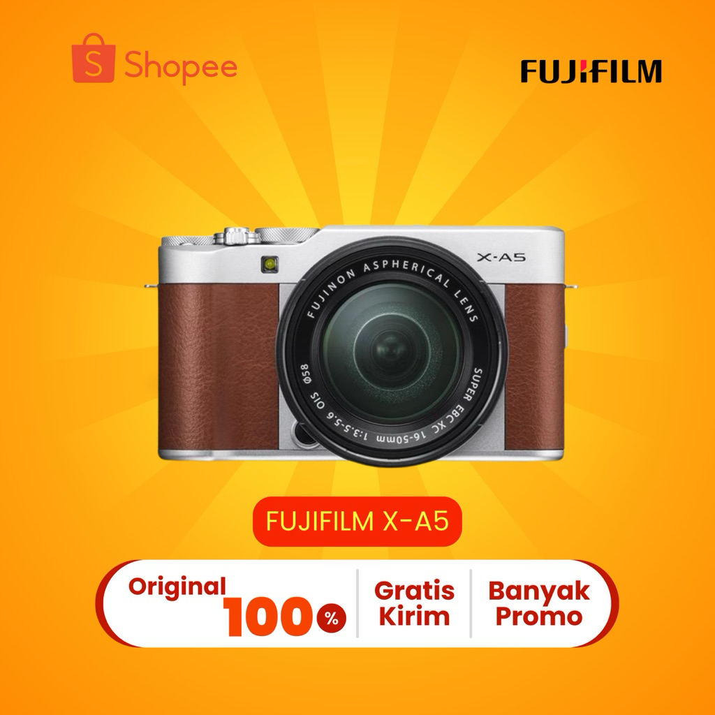 Fujifilm X-A5 Kamera Mirrorless Original 100% Bergaransi Resmi