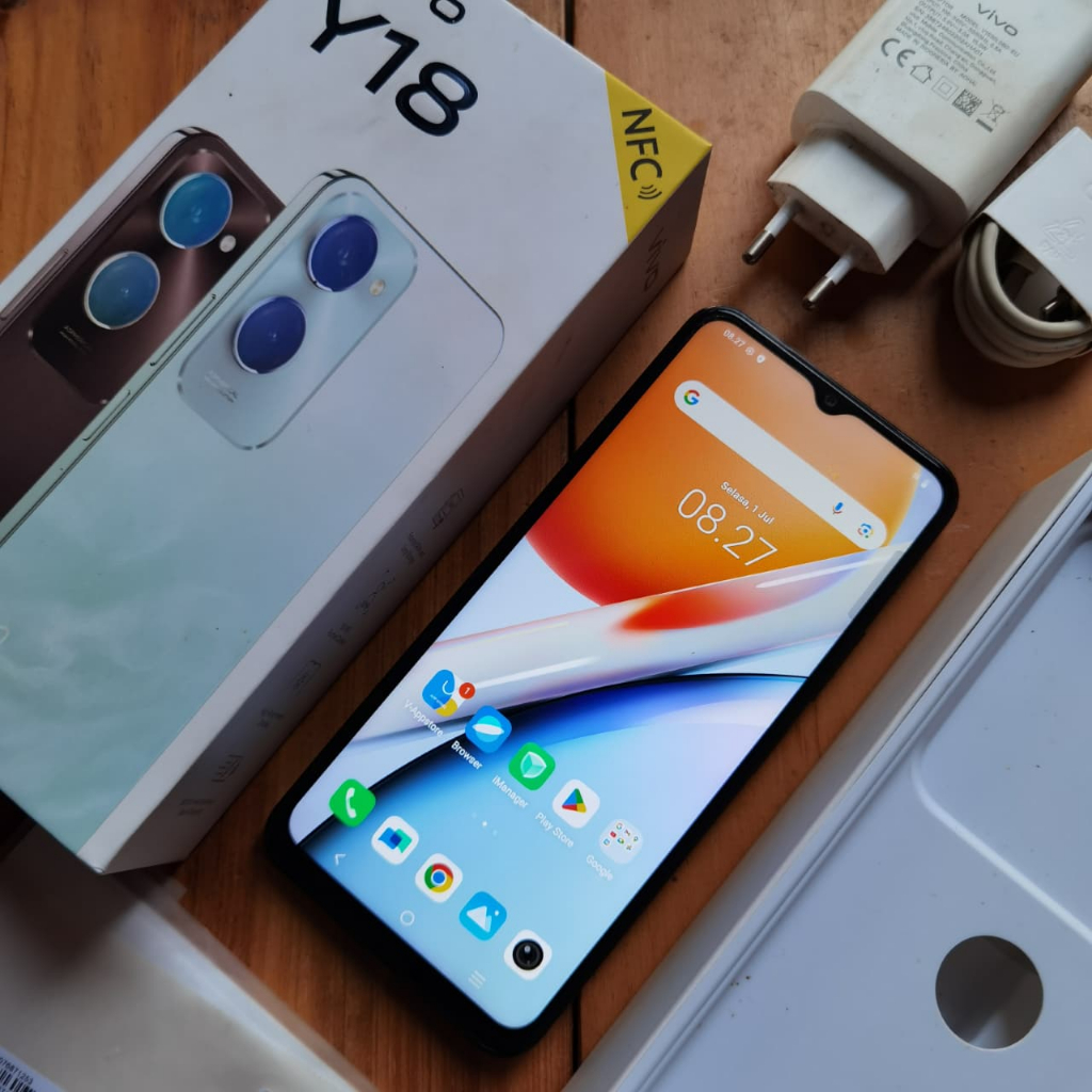 VIVO Y18 SECOND 6/128 GB HP SECOND HANDPHONE SECOND HP SEKEN HP BEKAS HP MURAH