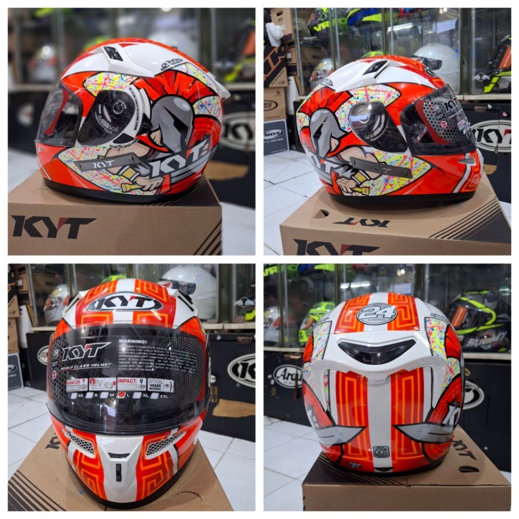 HELM KYT K2R MOTIF ORIGINAL KYT FULL FACE