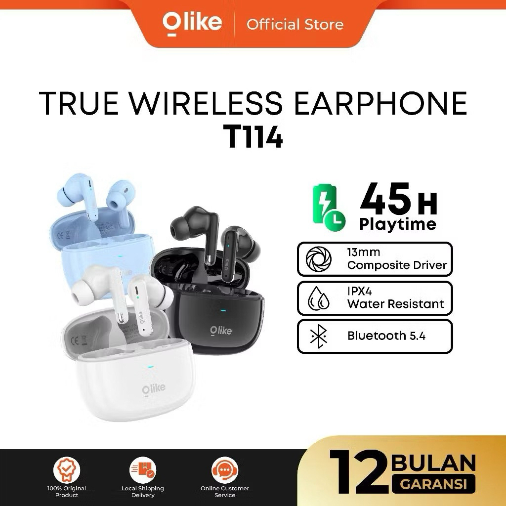 ✅ Headset Bluetooth TWS Olike T114
