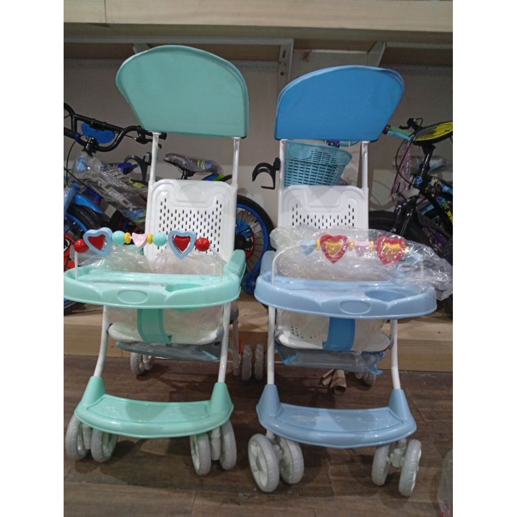 Space Baby stroller roda 4 untuk Balita